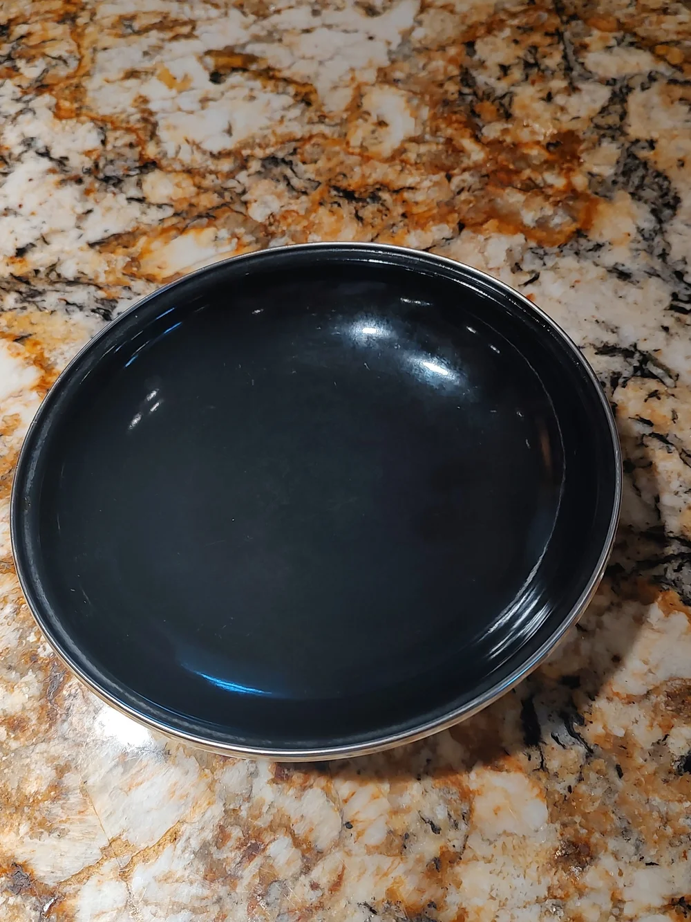 Floral Butterfly Portmeirion Lid w Black Knob